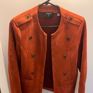 Women’s Tahari Faux Jacket Blazer Size 10 Orange